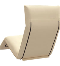 Sonnenliege Klappbar Beige 175x54x8,5 cm Oxford-Gewebe