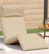 Sonnenliege Klappbar Beige 175x54x8,5 cm Oxford-Gewebe