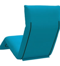 Sonnenliege Klappbar Hellblau 175x54x8,5 cm Oxford-Gewebe