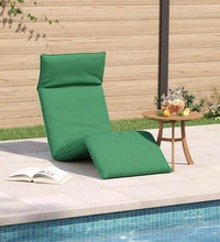 Sonnenliege Klappbar Grün 175x54x8,5 cm Oxford-Gewebe