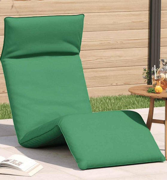 Sonnenliege Klappbar Grün 175x54x8,5 cm Oxford-Gewebe