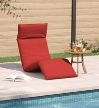 Sonnenliege Klappbar Rot 175x54x8,5 cm Oxford-Gewebe