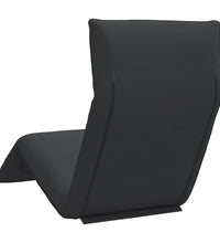 Sonnenliege Klappbar Schwarz 175x54x8,5 cm Oxford-Gewebe