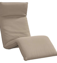 Sonnenliege Klappbar Taupe 175x54x8,5 cm Oxford-Gewebe