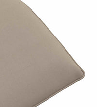 Sonnenliege Klappbar Taupe 175x54x8,5 cm Oxford-Gewebe