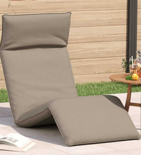 Sonnenliege Klappbar Taupe 175x54x8,5 cm Oxford-Gewebe