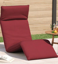 Sonnenliege Klappbar Weinrot 175x54x8,5 cm Oxford-Gewebe