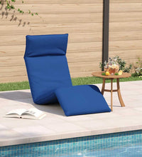 Sonnenliege Klappbar Königsblau 175x54x8,5 cm Oxford-Gewebe