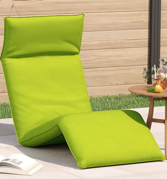 Sonnenliege Klappbar Knallgrün 175x54x8,5 cm Oxford-Gewebe