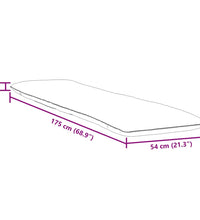 Sonnenliege Klappbar Rot Karomuster 175x54x8,5 cm Oxford-Gewebe