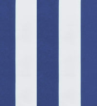 Sonnenliege Klappbar Blau und Weiß 175x54x8,5 cm Oxford-Gewebe
