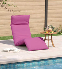Sonnenliege Klappbar Rosa 175x54x8,5 cm Oxford-Gewebe