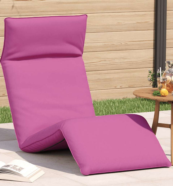 Sonnenliege Klappbar Rosa 175x54x8,5 cm Oxford-Gewebe