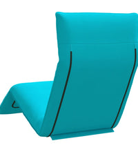 Sonnenliege Klappbar Türkis 175x54x8,5 cm Oxford-Gewebe