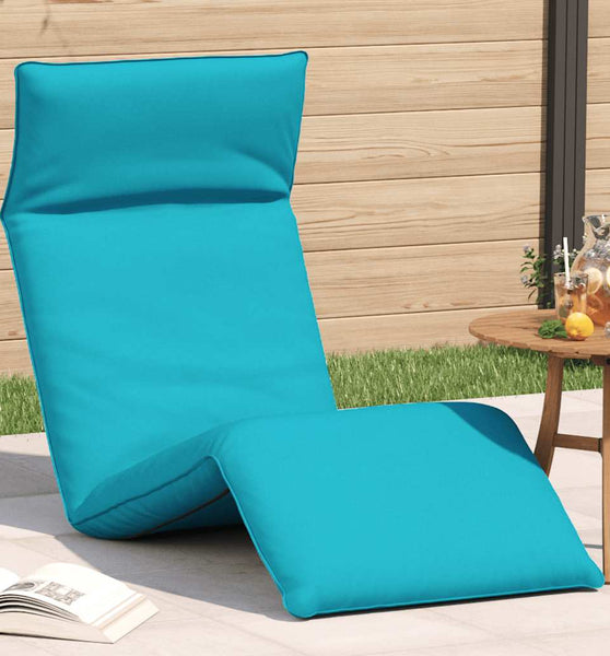 Sonnenliege Klappbar Türkis 175x54x8,5 cm Oxford-Gewebe