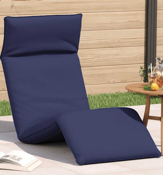 Sonnenliege Klappbar Marineblau 175x54x8,5 cm Oxford-Gewebe