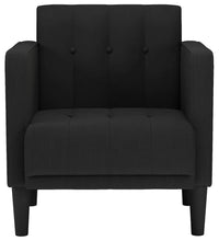 Sessel mit Armlehnen Schwarz 53 cm Stoff