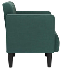 Sessel mit Armlehnen Dunkelgrün 53 cm Stoff