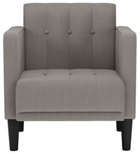 Sessel mit Armlehnen Taupe 53 cm Stoff