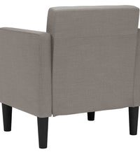 Sessel mit Armlehnen Taupe 53 cm Stoff