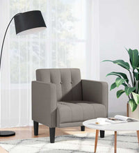 Sessel mit Armlehnen Taupe 53 cm Stoff