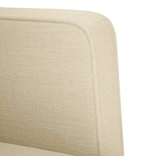 Sessel mit Armlehnen Creme 53 cm Stoff