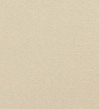 Sessel mit Armlehnen Creme 53 cm Stoff