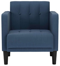 Sessel mit Armlehnen Blau 53 cm Stoff