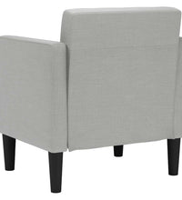 Sessel mit Armlehnen Wolkengrau 53 cm Stoff