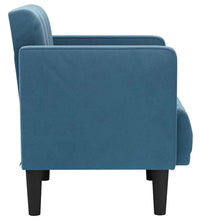 Sessel mit Armlehnen Blau 53 cm Samt