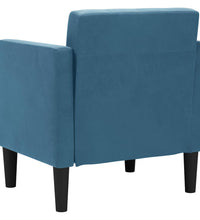 Sessel mit Armlehnen Blau 53 cm Samt
