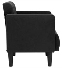 Sessel mit Armlehnen Schwarz 53 cm Samt