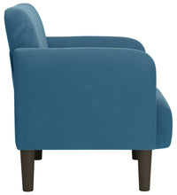 Sessel mit Armlehnen Blau 54 cm Samt