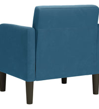 Sessel mit Armlehnen Blau 54 cm Samt