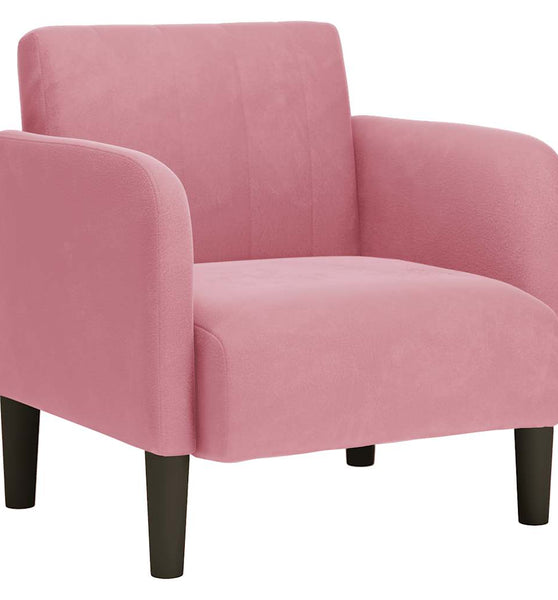 Sessel mit Armlehnen Rosa 54 cm Samt