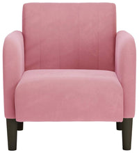 Sessel mit Armlehnen Rosa 54 cm Samt