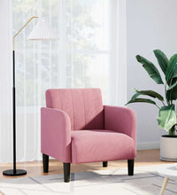 Sessel mit Armlehnen Rosa 54 cm Samt