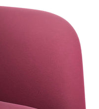 Sessel mit Armlehnen Weinrot 54 cm Samt