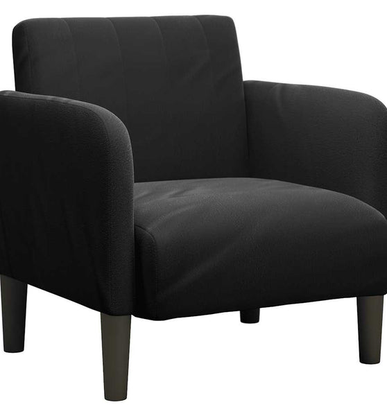 Sessel mit Armlehnen Schwarz 54 cm Samt