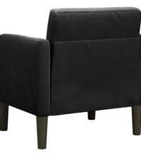 Sessel mit Armlehnen Schwarz 54 cm Samt