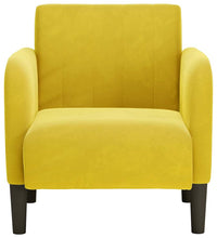 Sessel mit Armlehnen Gelb 54 cm Samt
