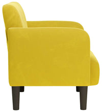 Sessel mit Armlehnen Gelb 54 cm Samt