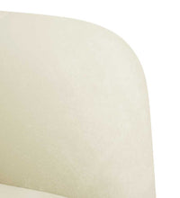 Sessel mit Armlehnen Creme 54 cm Samt