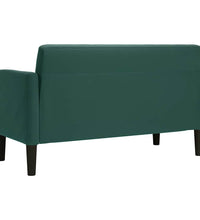 Zweisitzer-Sofa Dunkelgrün 109 cm Samt