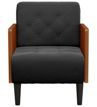 Sessel mit Armlehnen Schwarz 55 cm Samt