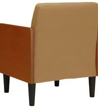Sessel mit Armlehnen Braun 55 cm Samt