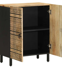 Sideboard 60x33,5x75 cm Raues Mangoholz