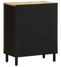 Sideboard 60x33,5x75 cm Raues Mangoholz