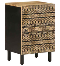 Badschrank 38x33,5x58 cm Massivholz Mango