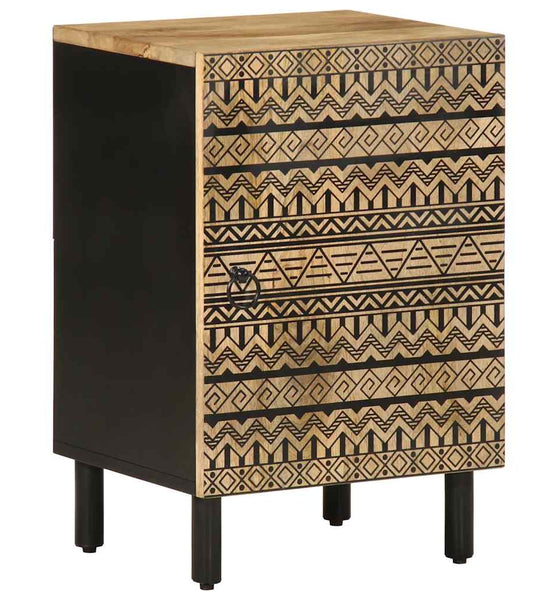 Badschrank 38x33,5x58 cm Massivholz Mango